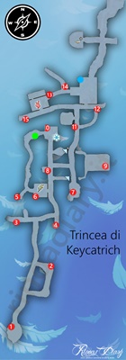 Mappa della Trincea di Keycatrich
