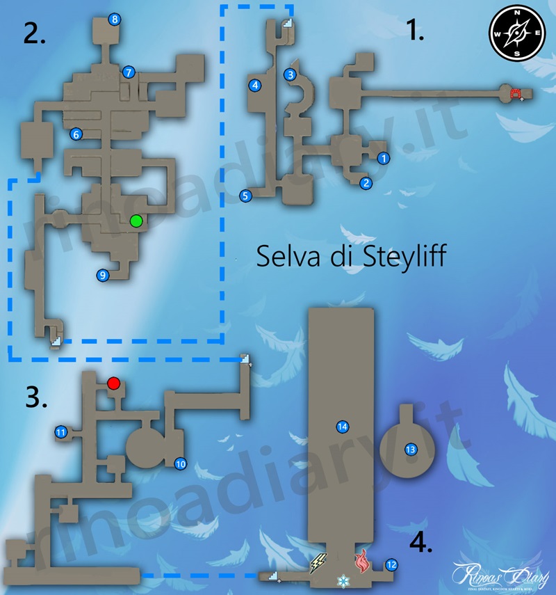Mappa della Selva di Steyliff
