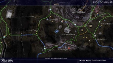 Final Fantasy XV - Missioni a tempo - Kyactus e Kyaccatus - Mappa