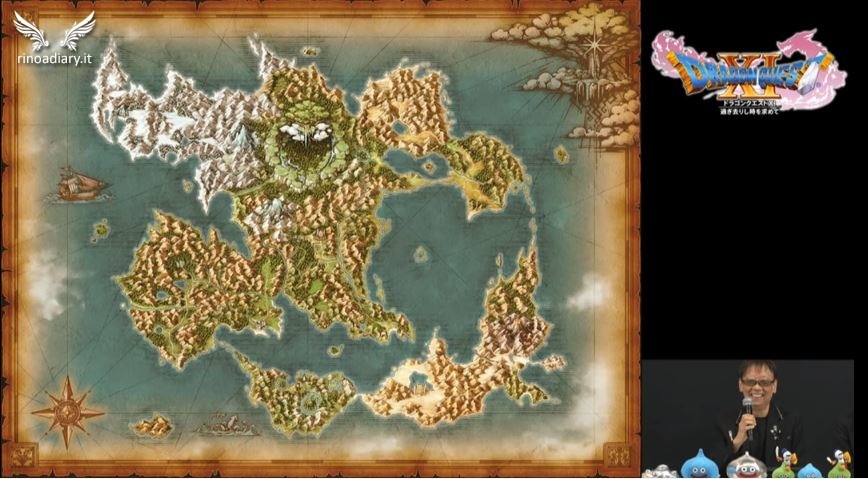 Dragon Quest XI - Mappa del mondo