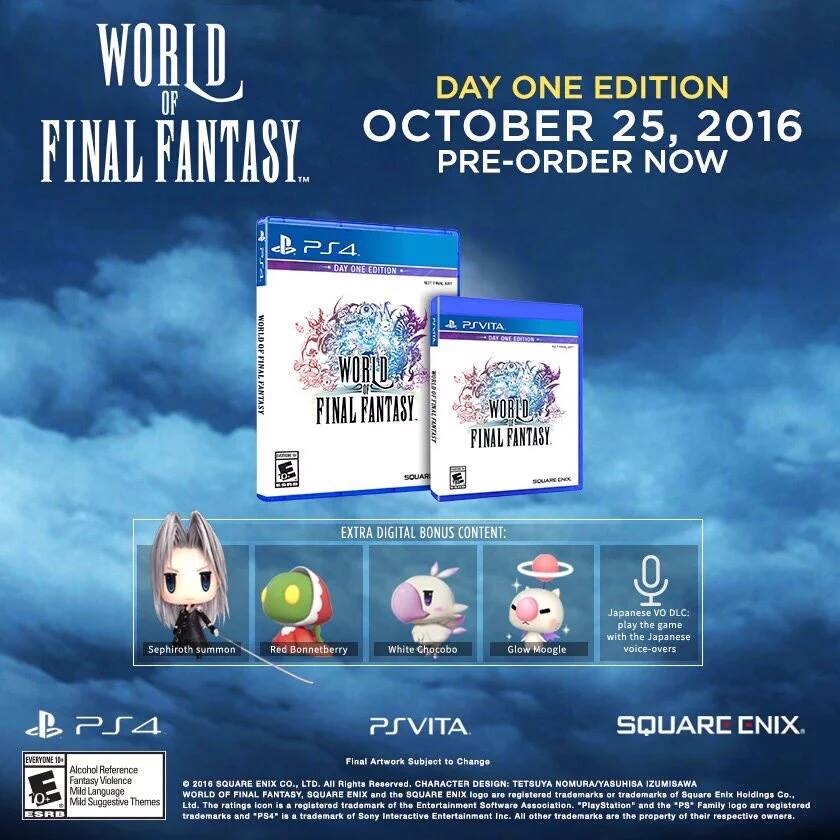 World of Final Fantasy - Day One Edition