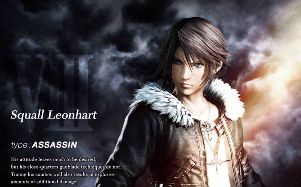 Lista comandi dei personaggi di Dissidia Final Fantasy NT!