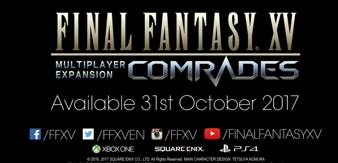 Data di uscita e nuovo trailer di Final Fantasy XV: Comrades!